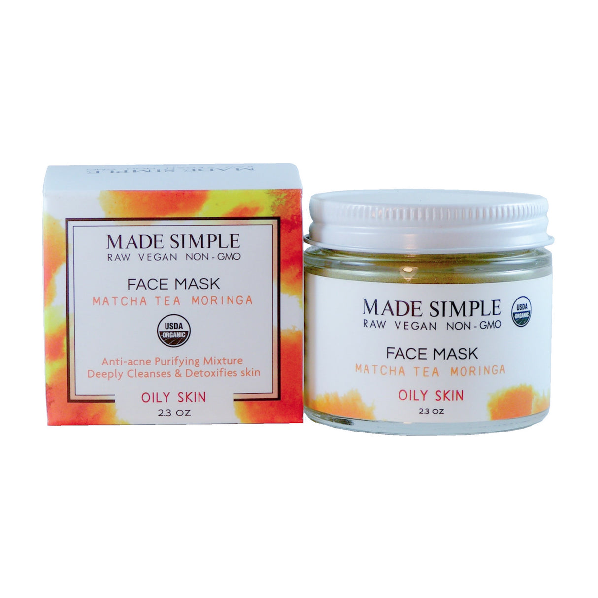 Organic Face Mask – Oily Skin (2.3 oz) - Sumiye Co