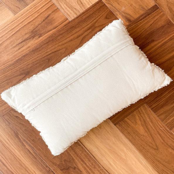 20" x 12" Ember Shaggy Throw Pillow Cover - Sumiye Co