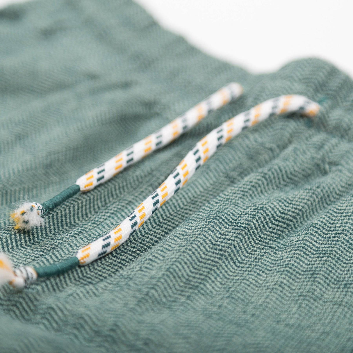 Wide Leg Stretch Pants | Calathea Green - Sumiye Co