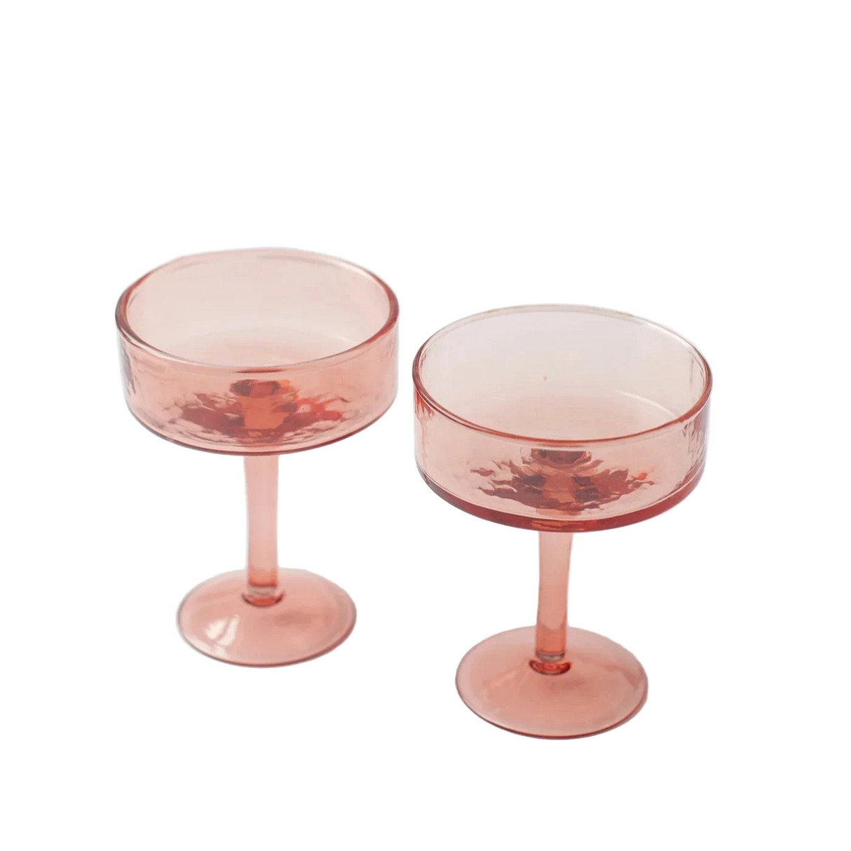 Coupe Cocktail Glasses - Blush - Set of 4 - Sumiye Co