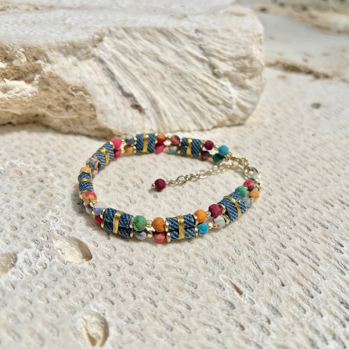 Kantha Sari Bracelet-1