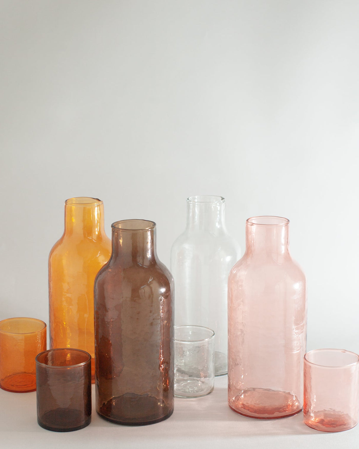 Glass Carafe & Drinking Glass - Smoke - Sumiye Co