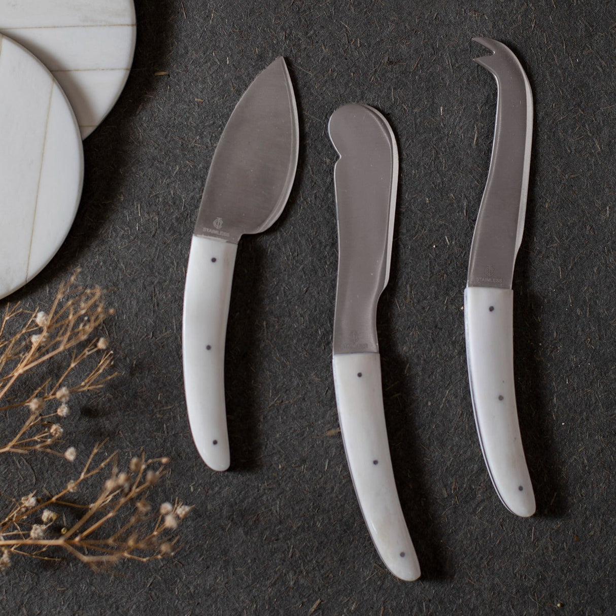 Blanco Cheese Tools Set of 3 - Sumiye Co
