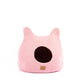 Whimsical Cat Ear Cave Bed - Valentine Pink