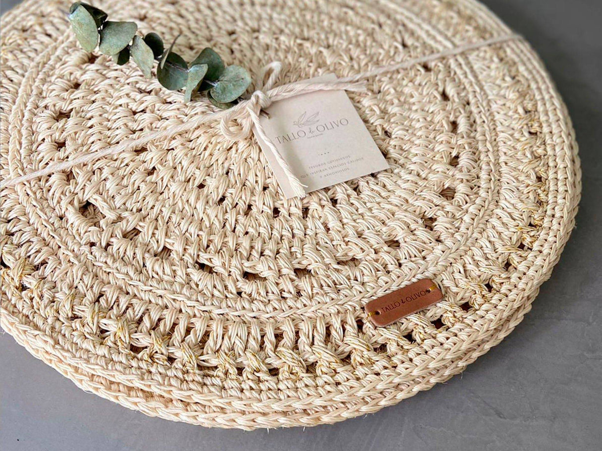 Fique Pacific Placemat - Set of 4 - Sumiye Co