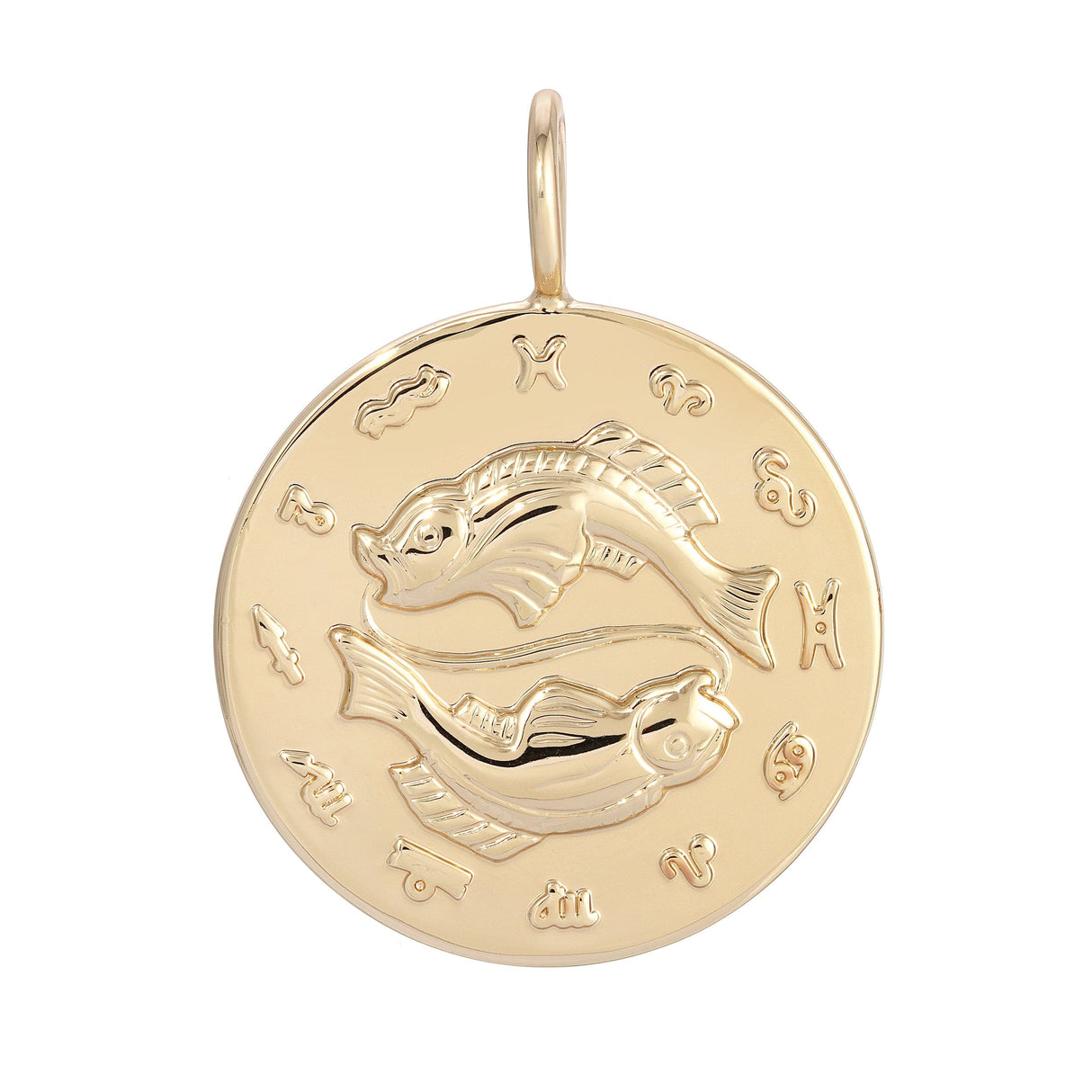 Pisces Zodiac Pendant - Sumiye Co