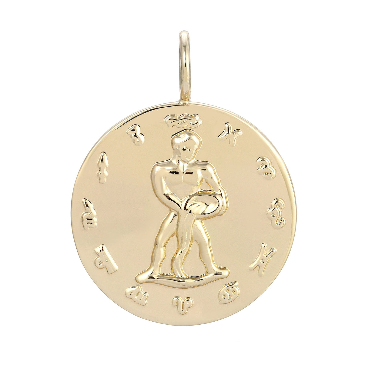 Aquarius Zodiac Pendant - Sumiye Co