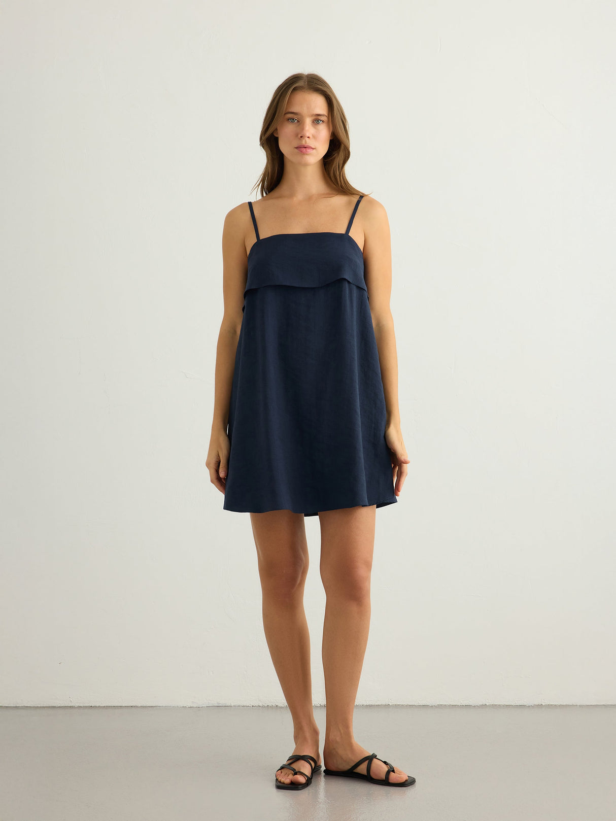 Indy Mini Dress - Navy - Sumiye Co