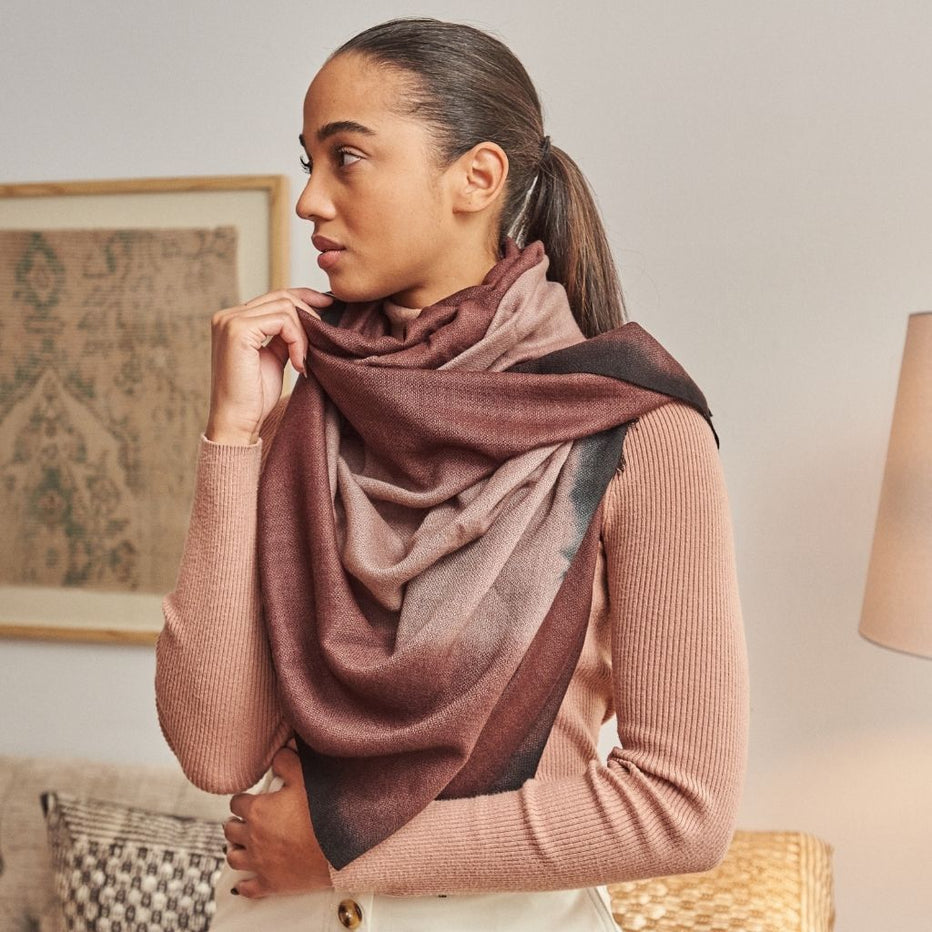 Cashmere Merino Handloom Scarf