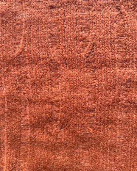 Ribbed Cropped Sweater - Sumiye Co