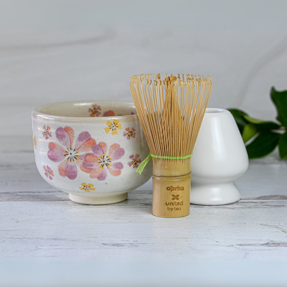 Japanese Pink Sakura Ceramic Matcha Bowl
