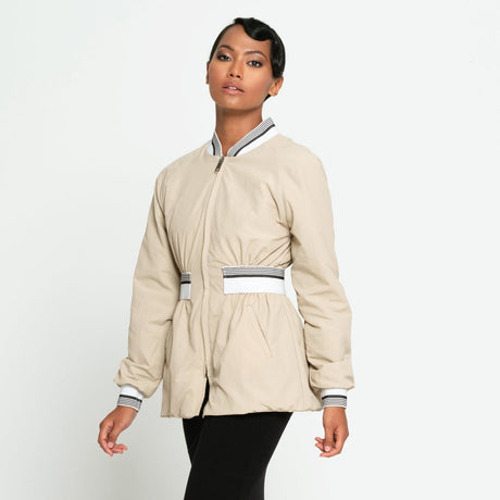 KAMALA Recycled Feminine Bomber Jacket - Sumiye Co