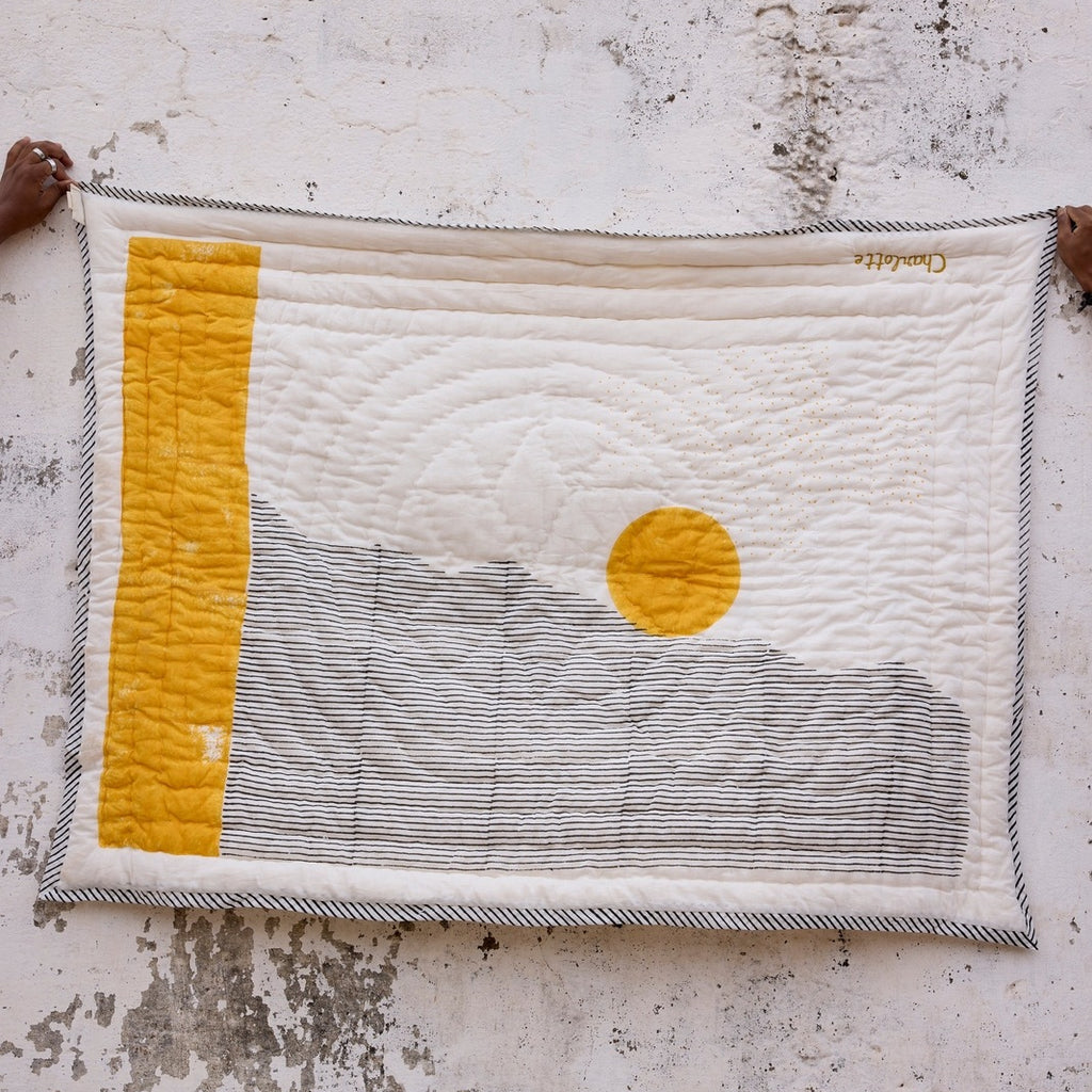 New Moon Baby Quilt (Reverse) - Sumiye Co