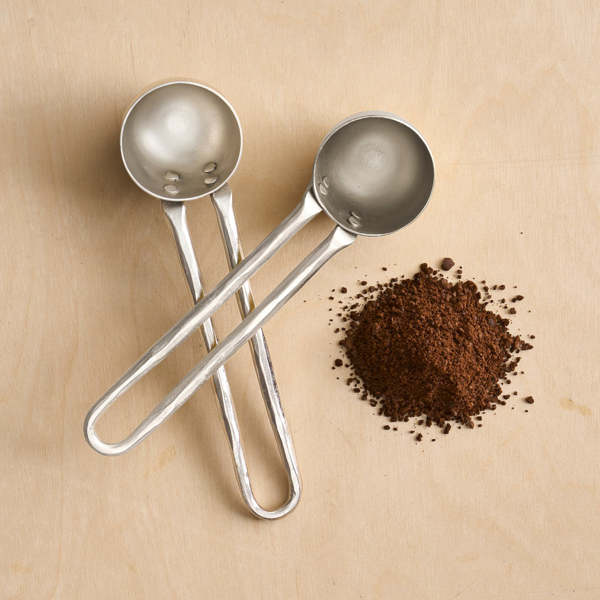 Forge Pewter Coffee Scoops - Set of 2 - Sumiye Co