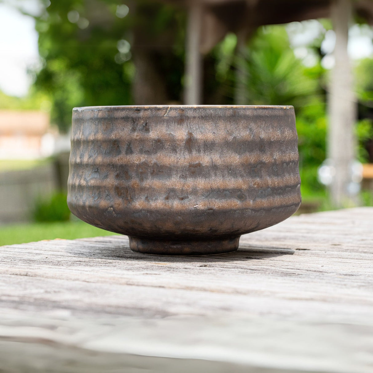 Kaneni Gold Crystal Ceramic Matcha Bowl