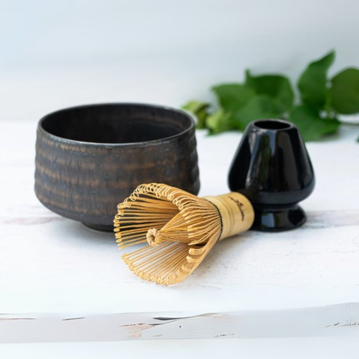 Kaneni Gold Crystal Ceramic Matcha Bowl