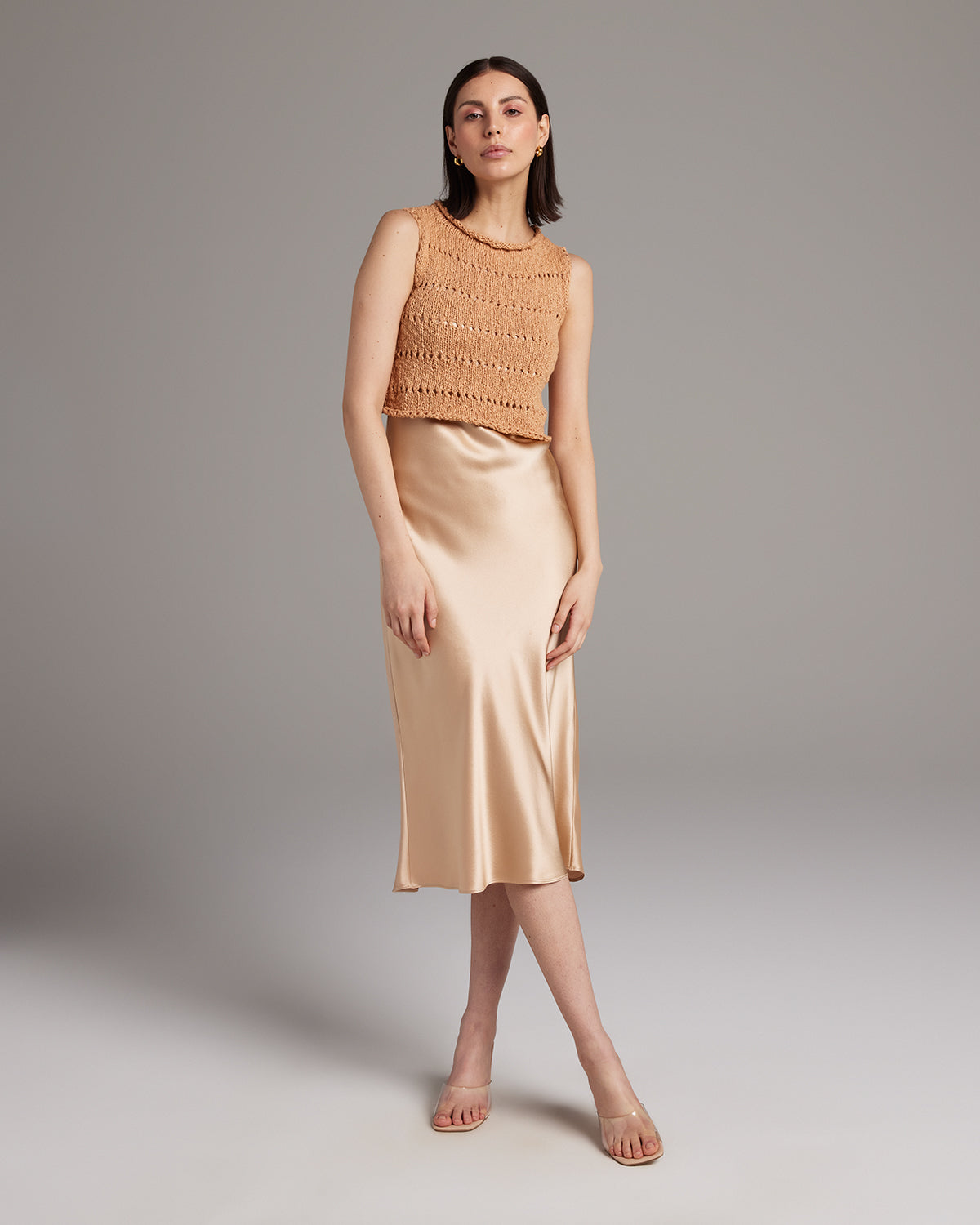 Flammé Knit Crop Top - Sumiye Co