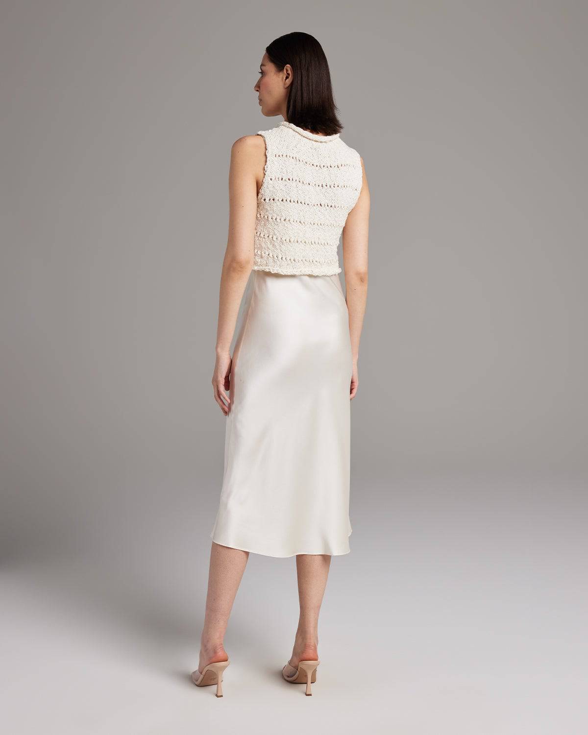 Flammé Knit Crop Top - Sumiye Co