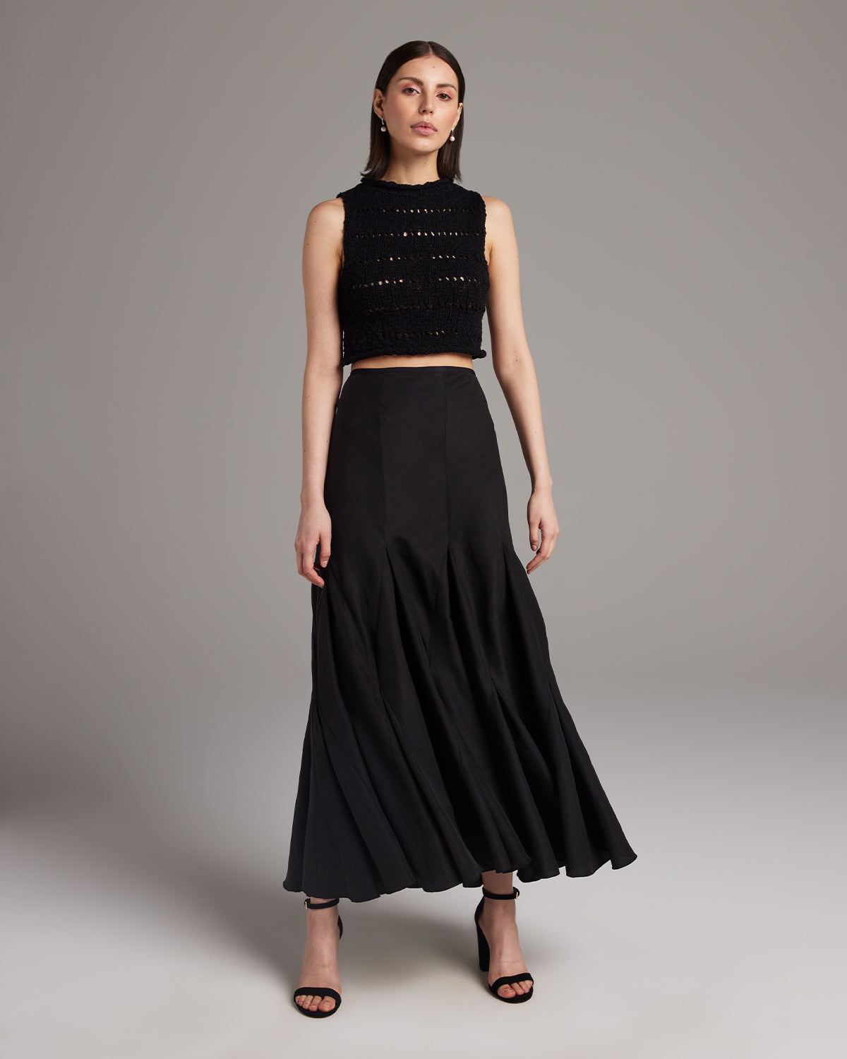 Flammé Knit Crop Top - Sumiye Co