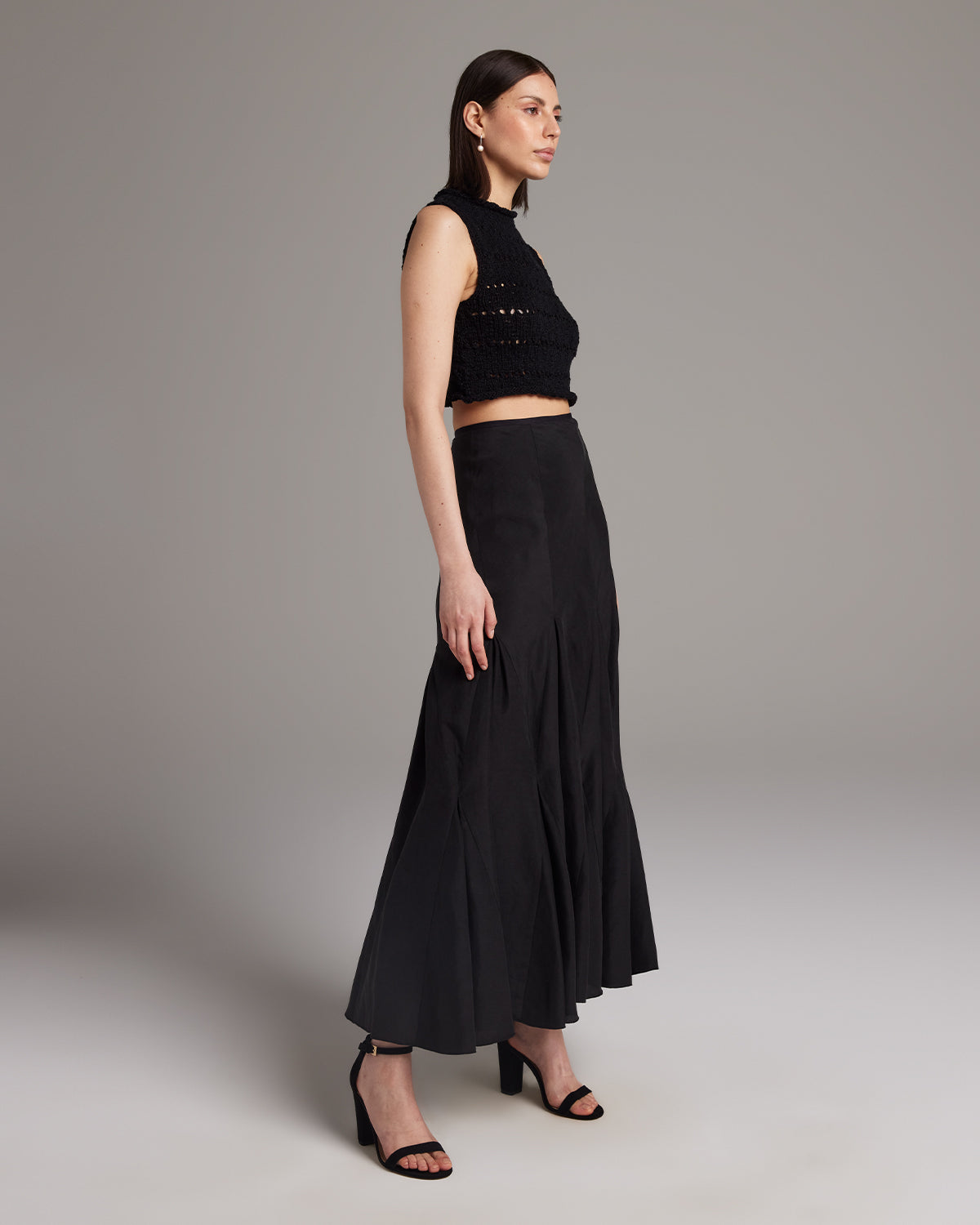 Flammé Knit Crop Top - Sumiye Co