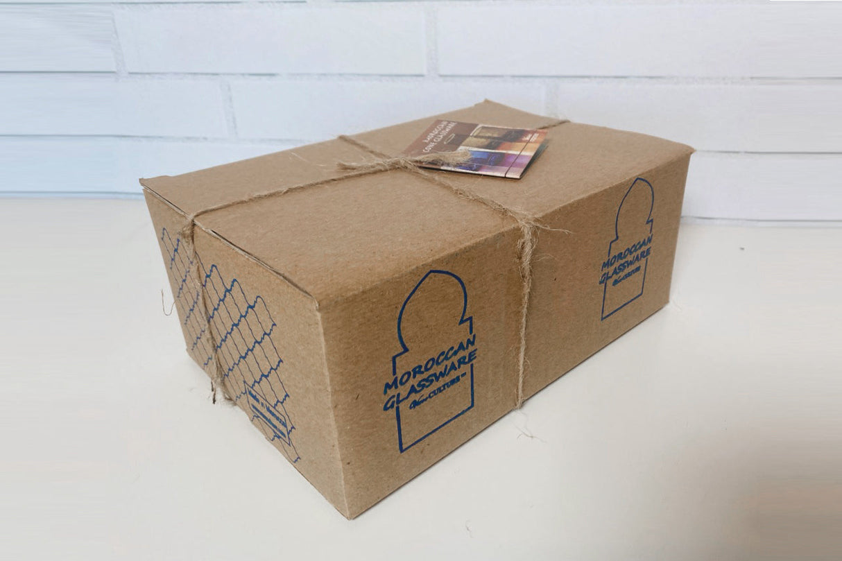 Moroccan Cone Glassware Set of 6 - Sumiye Co