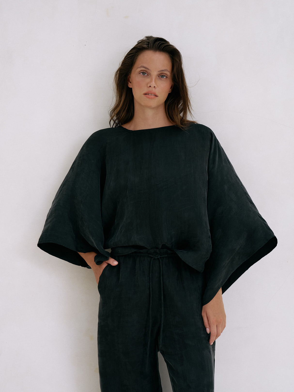 Lucid Knot Top - Black - Sumiye Co