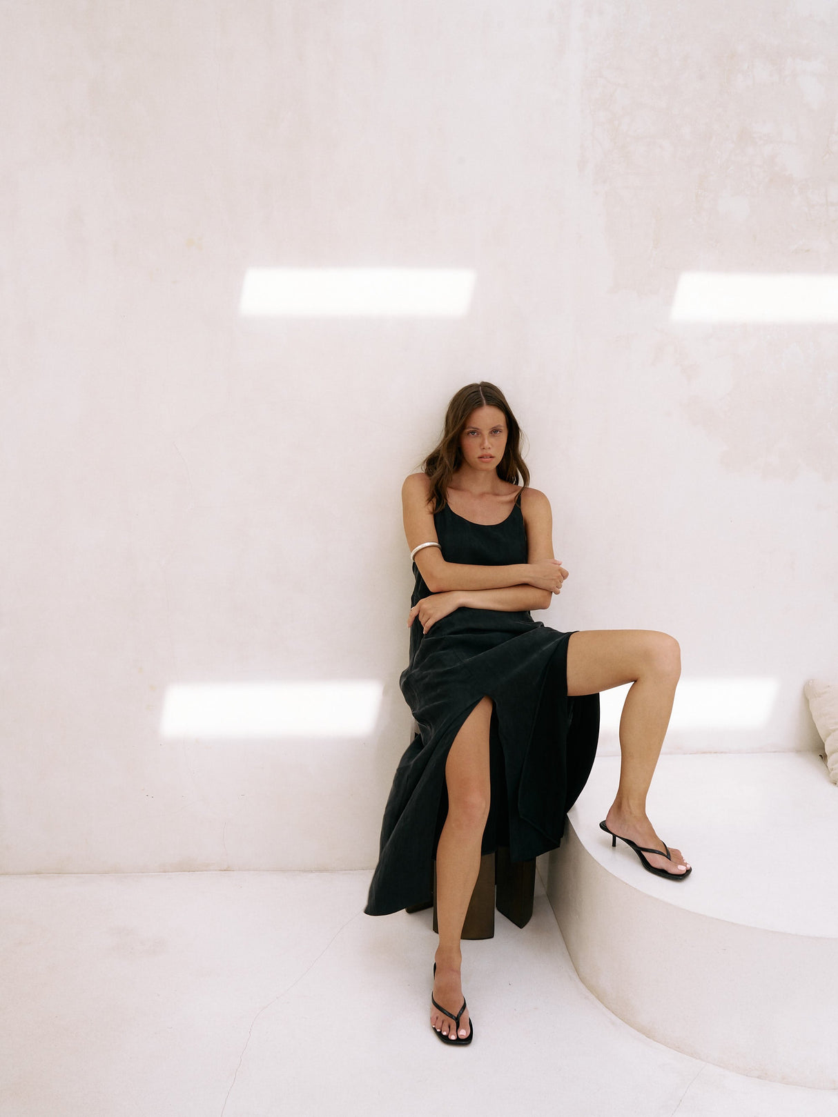 Lucid Midnight Maxi Dress - Black - Sumiye Co