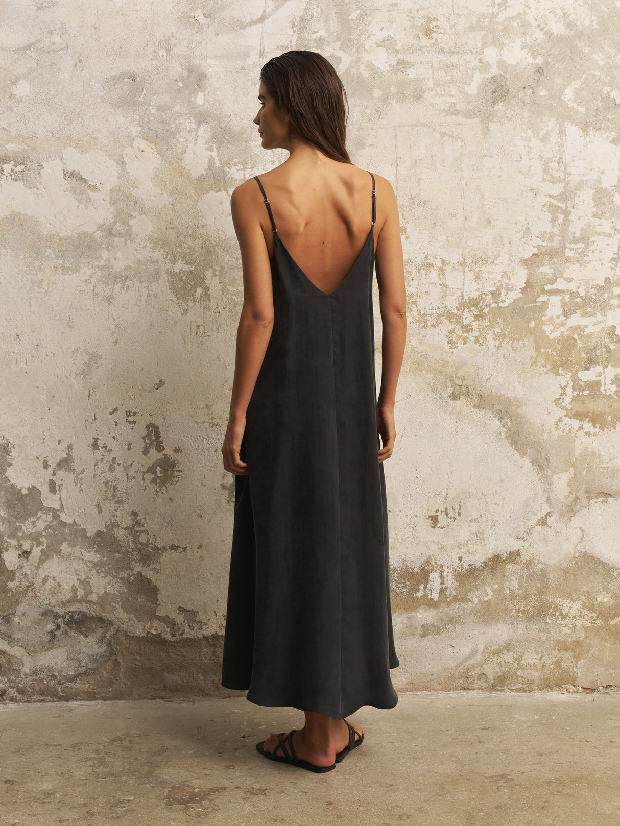 Lucid Flow Maxi Dress - Black - Sumiye Co