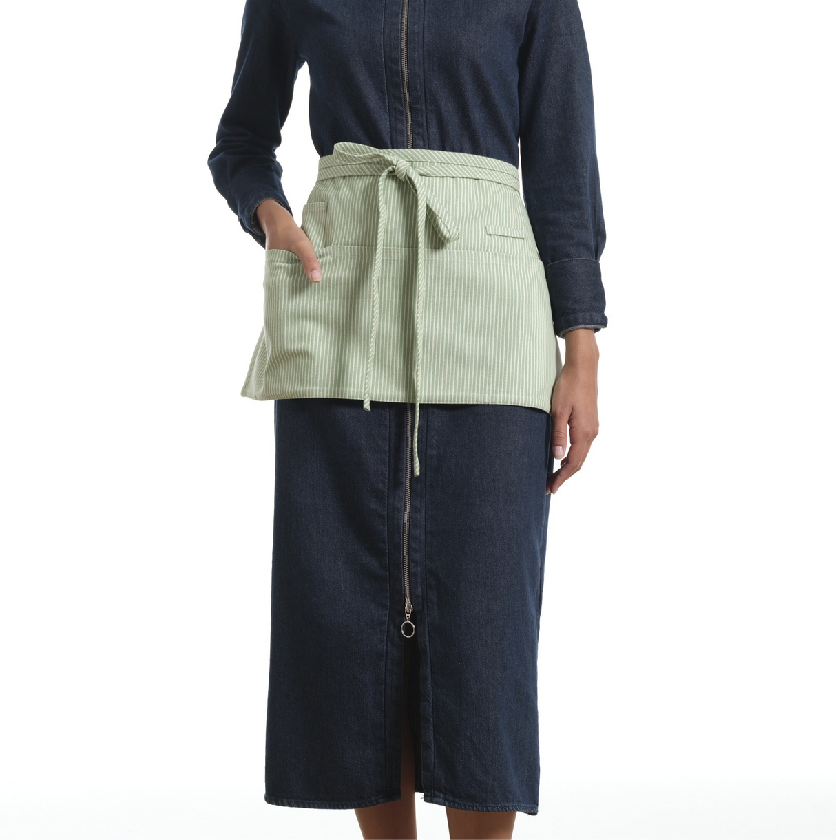 Waist Apron for Women and Men - Short Apron With 3 Pockets | Eco-Friendly - Sumiye Co