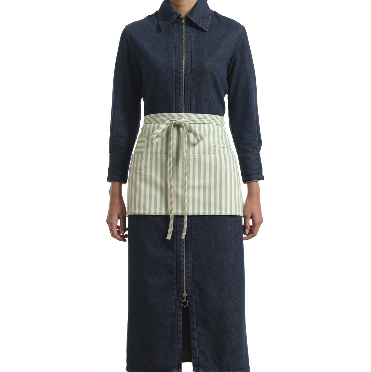 Waist Apron for Women and Men - Short Apron With 3 Pockets-7