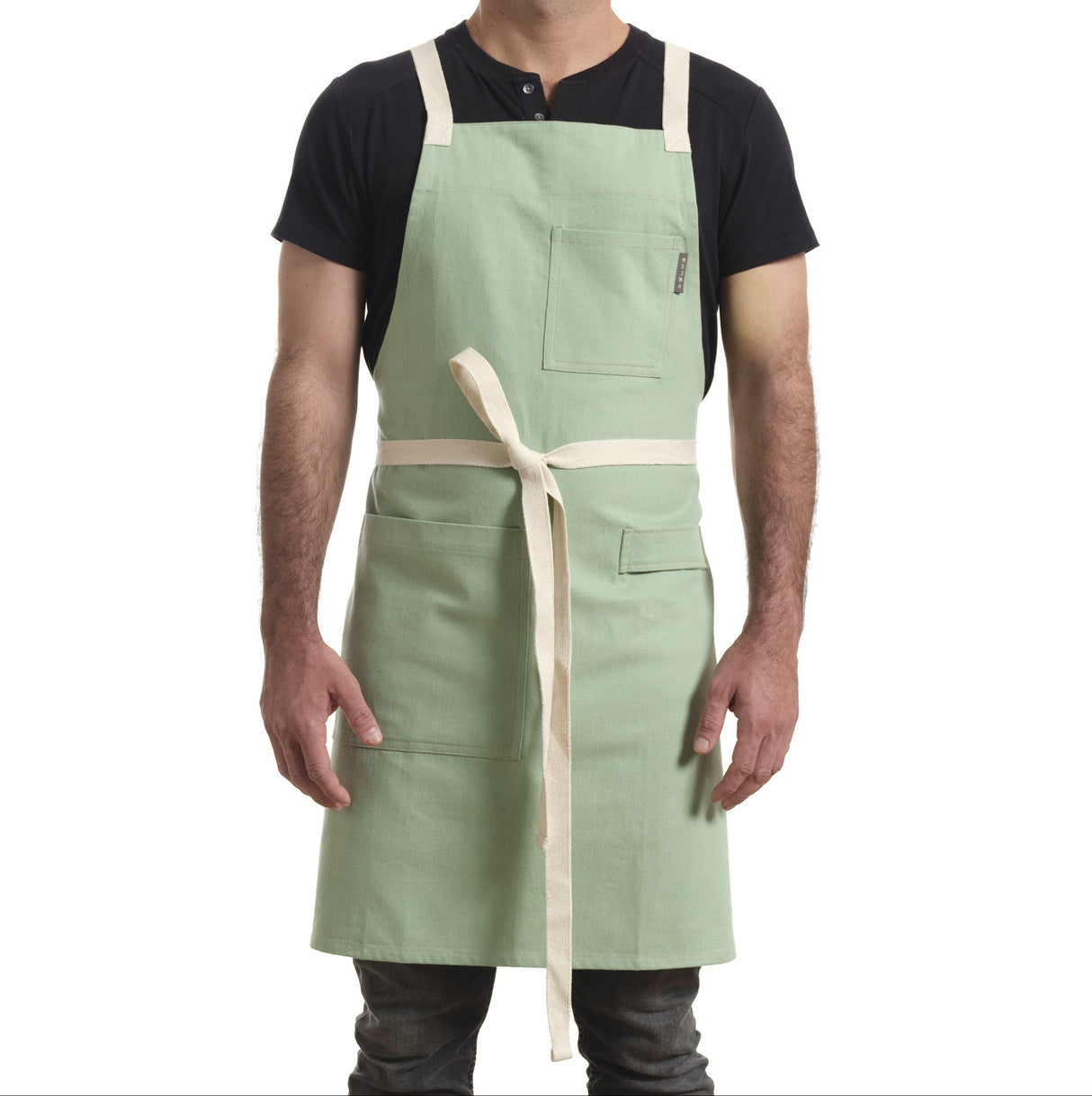 Crossback Apron with Pockets, Gardening Apron and Serving Aprons-4