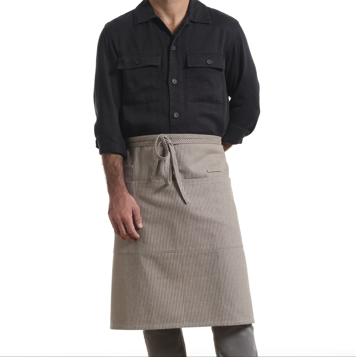 Bistro Apron with Pockets, Cotton Apron for Kitchen & Restaurant-9