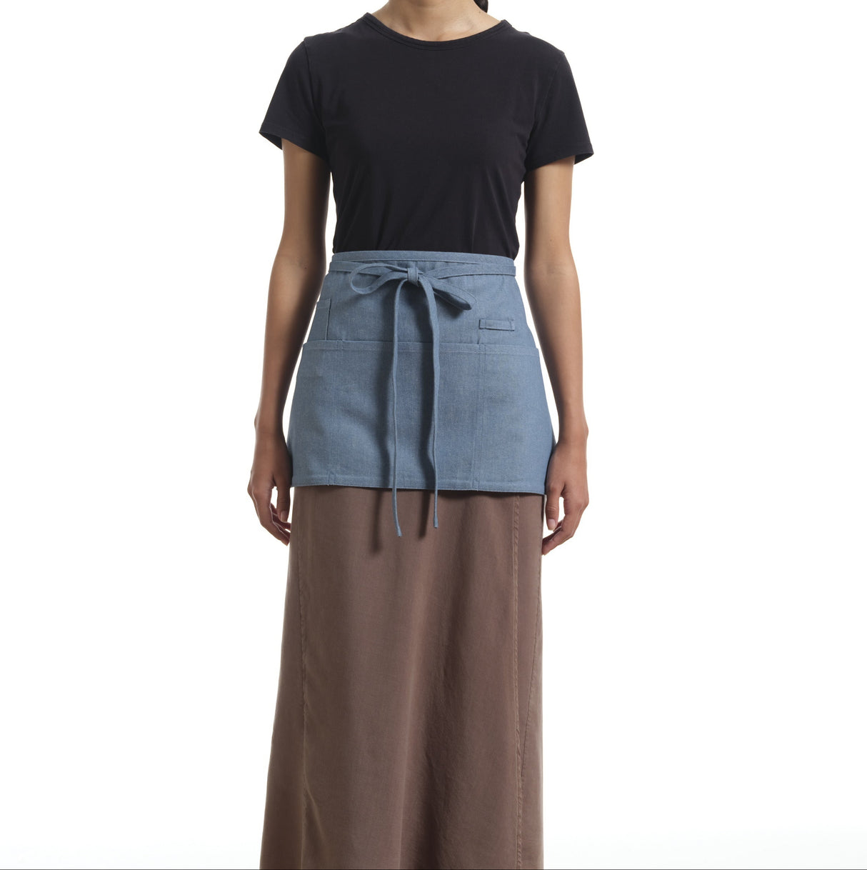 Waist Apron for Women and Men - Short Apron With 3 Pockets-3