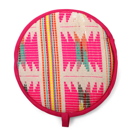 Flat Tortilla Warmer, Pink star- 10 Inch- 2 SET - Sumiye Co