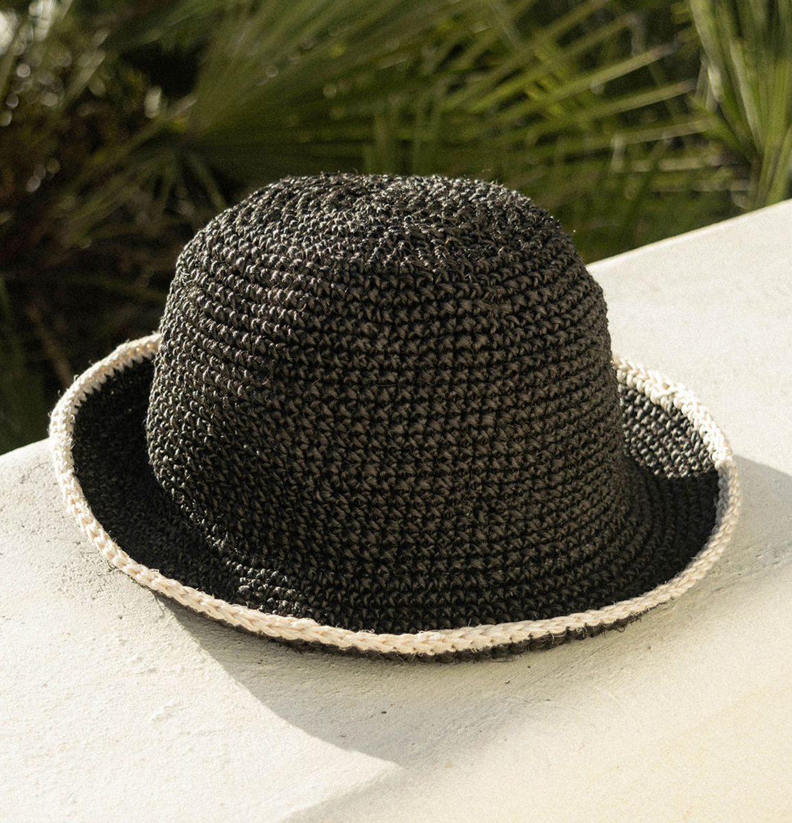Black + White Bucket Hat - Sumiye Co