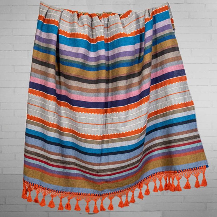Mexican Handloomed Blanket 80" x 60" - Sumiye Co