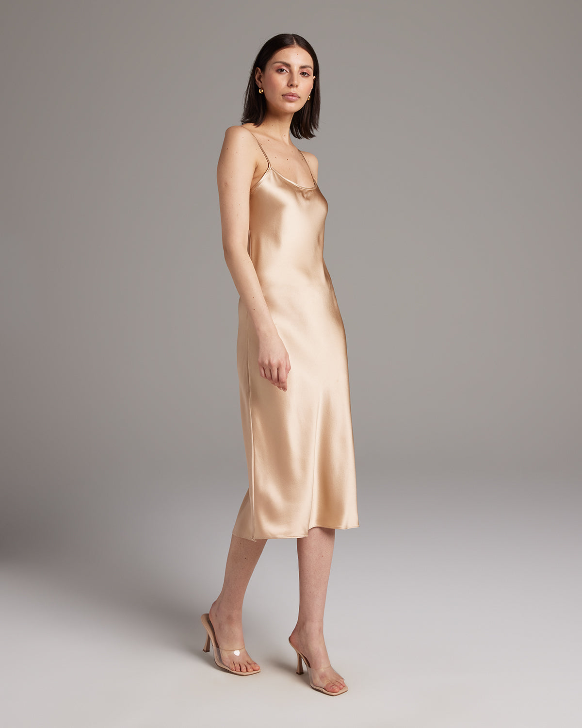 Midi Slip Dress - Sumiye Co