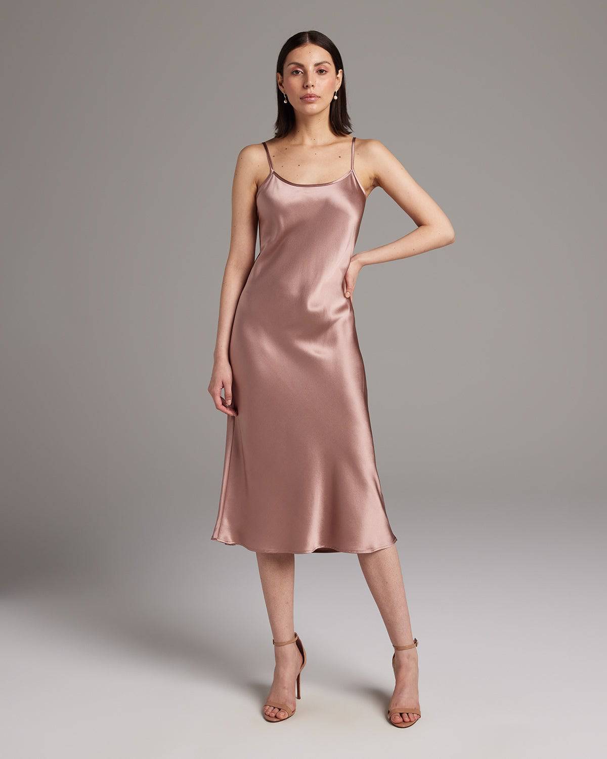 Midi Slip Dress - Sumiye Co