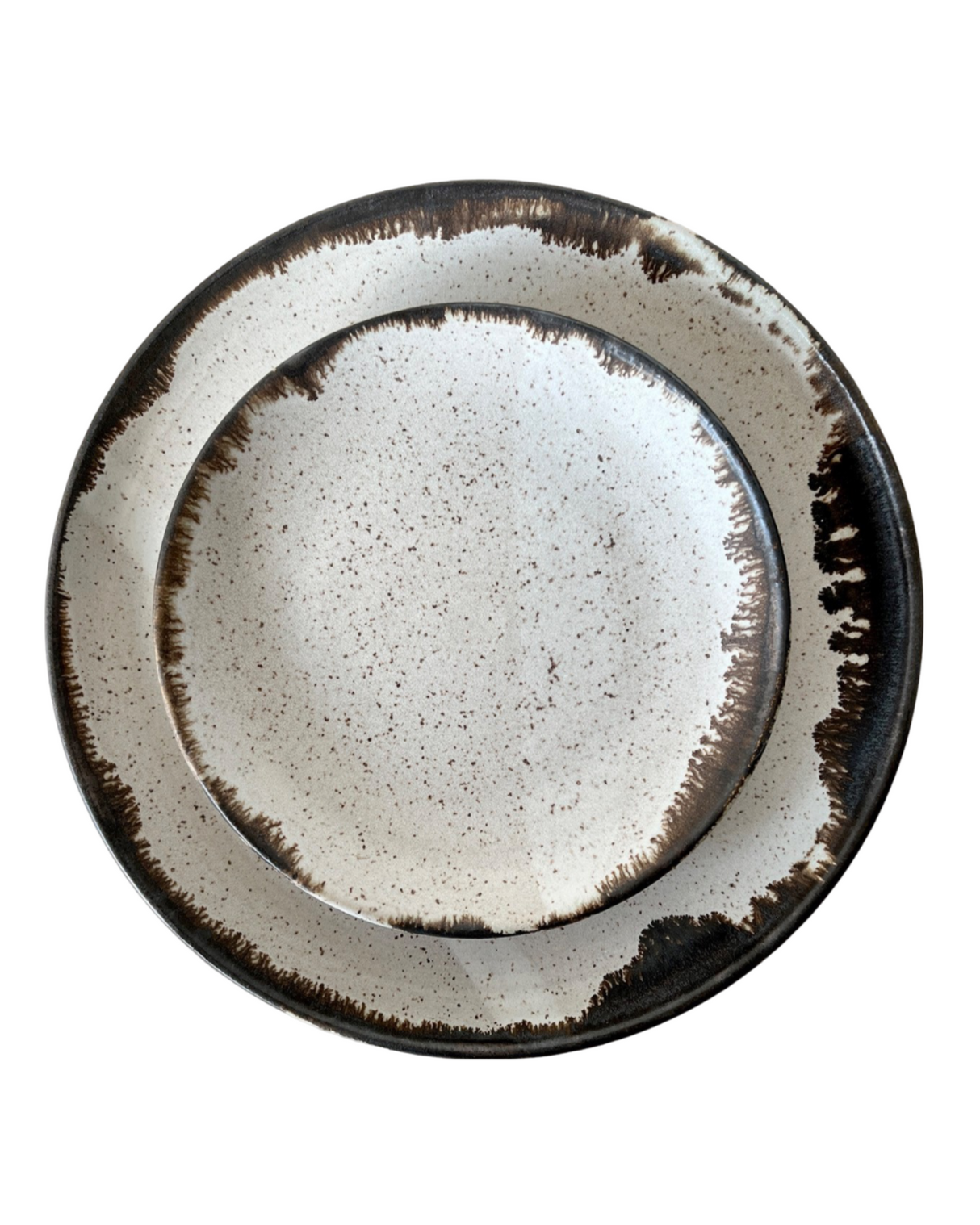 Luna Plates | Farmhouse Style Stoneware Clay - Sumiye Co