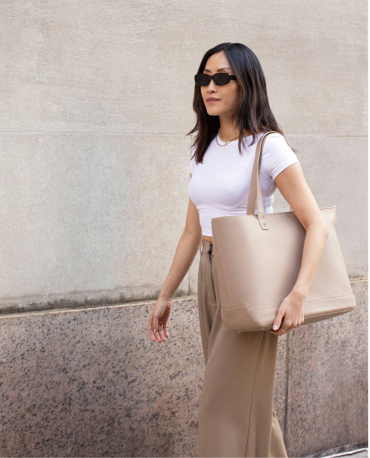 The Tote - Cream Croc | Designer Lunch Bags & Totes - Sumiye Co