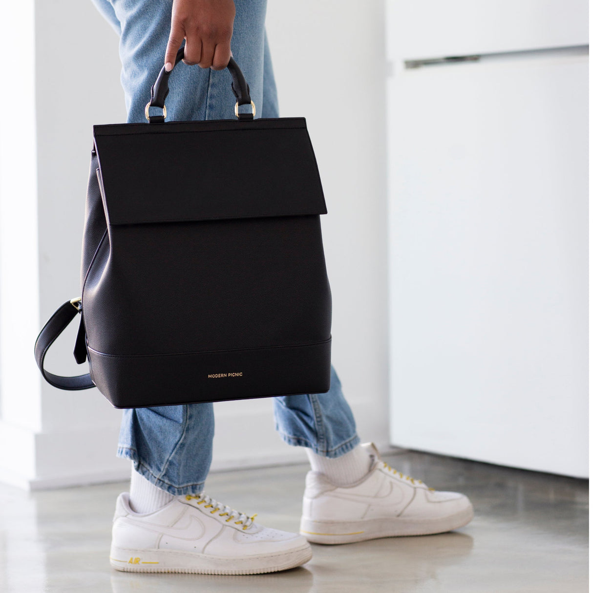 The Backpack - Black | Designer Lunch Bags & Totes - Sumiye Co