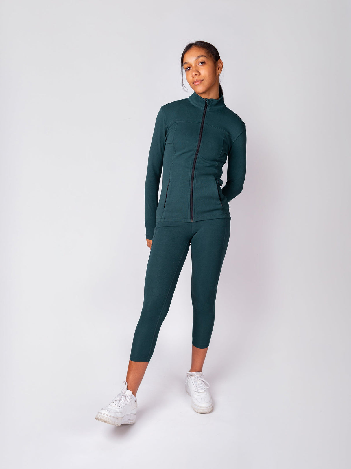 PlantTec™ Crop/Petite Leggings | Monstera - Sumiye Co