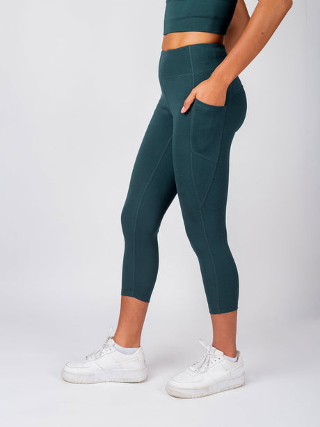 PlantTec™ Crop/Petite Leggings | Monstera - Sumiye Co