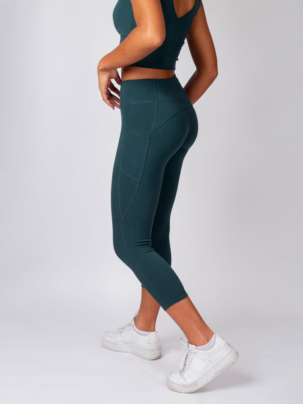 PlantTec™ Crop/Petite Leggings | Monstera - Sumiye Co