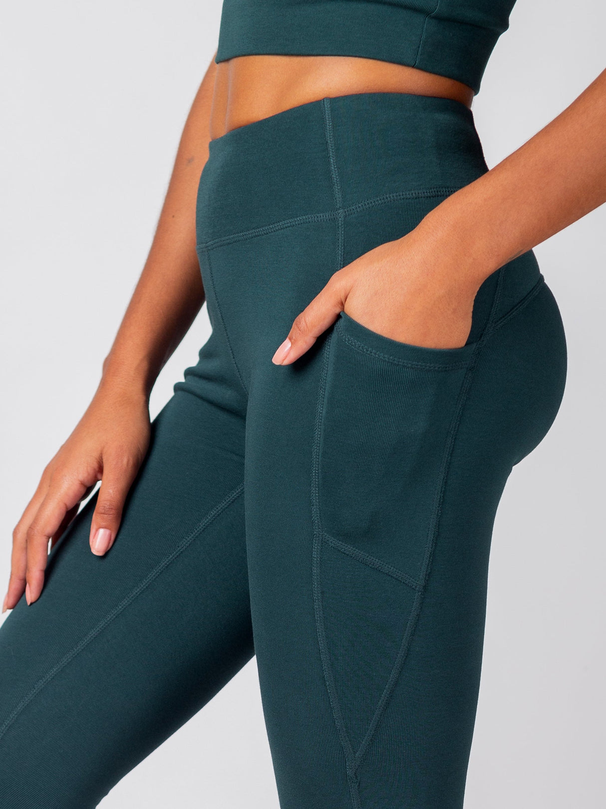 PlantTec™ Crop/Petite Leggings | Monstera - Sumiye Co