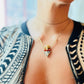 Necklace | Geometric Jasper + Dalmatian David Aubrey Jewelry