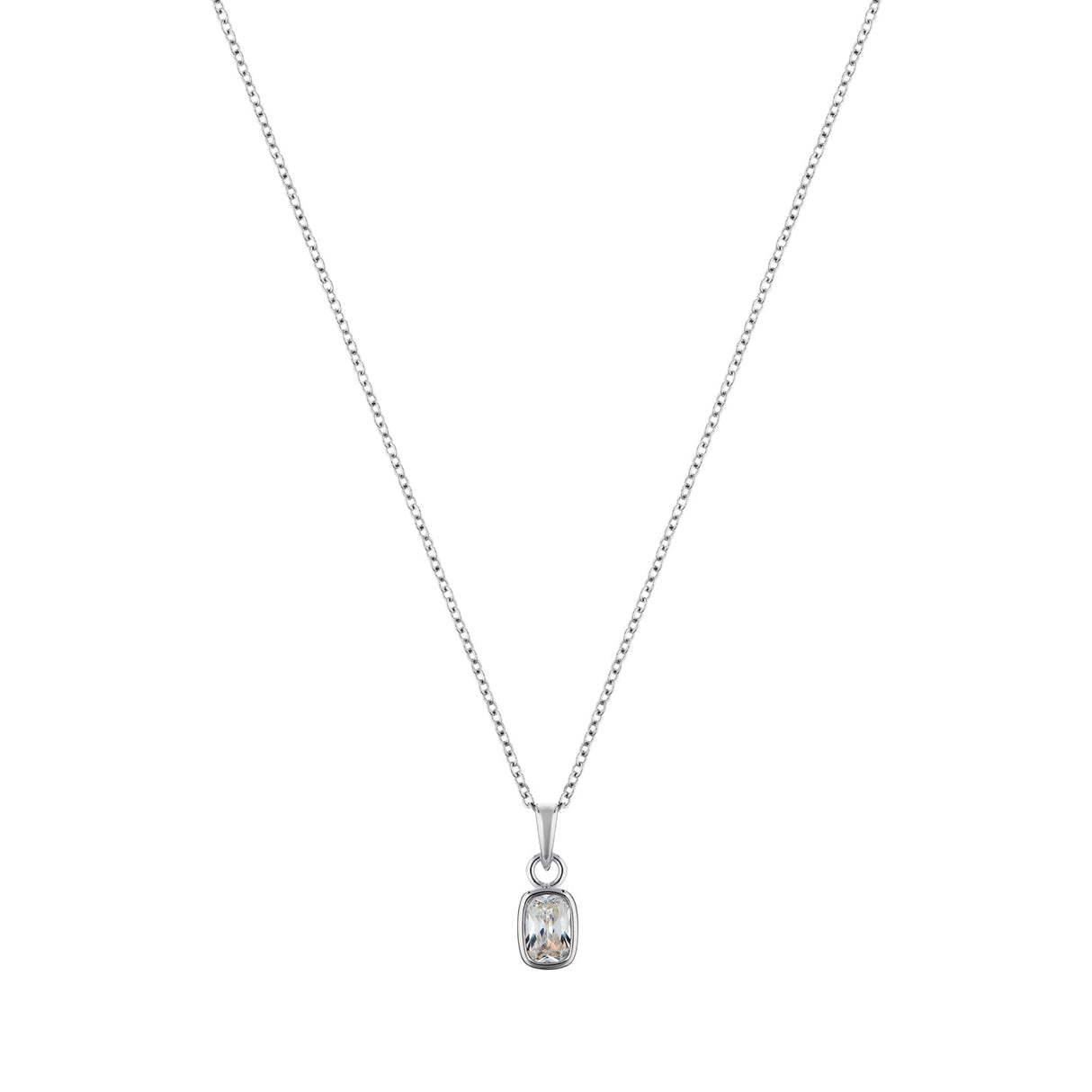 Enigma sterling silver necklace-0