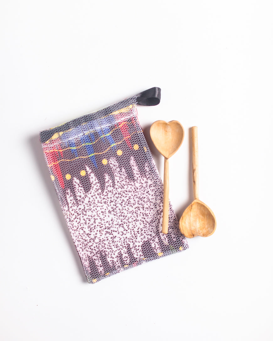 Olivewood Hand Carved Heart Teaspoons Set of 2 - Sumiye Co