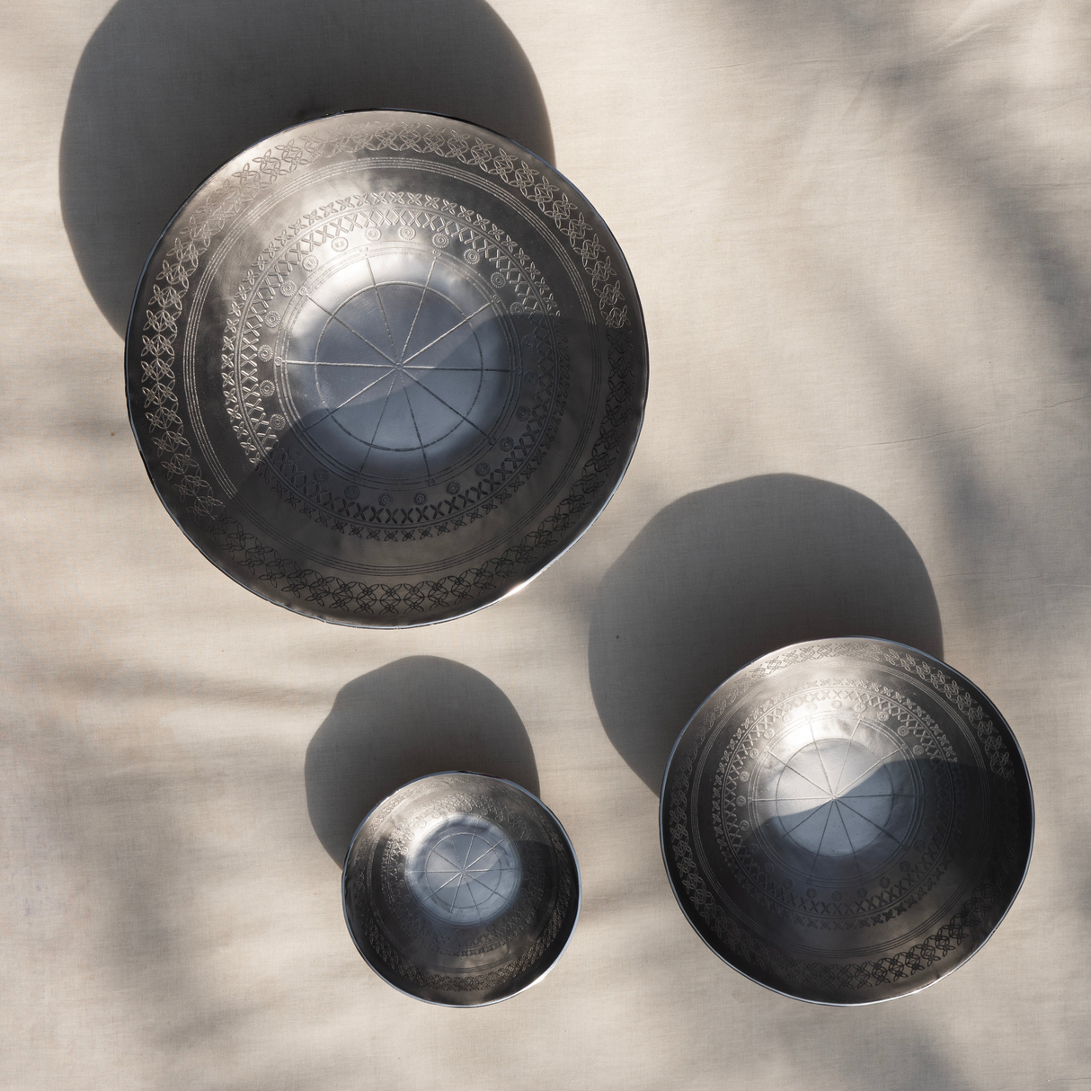 Mandala Bowls Assorted Set of 3 - Sumiye Co