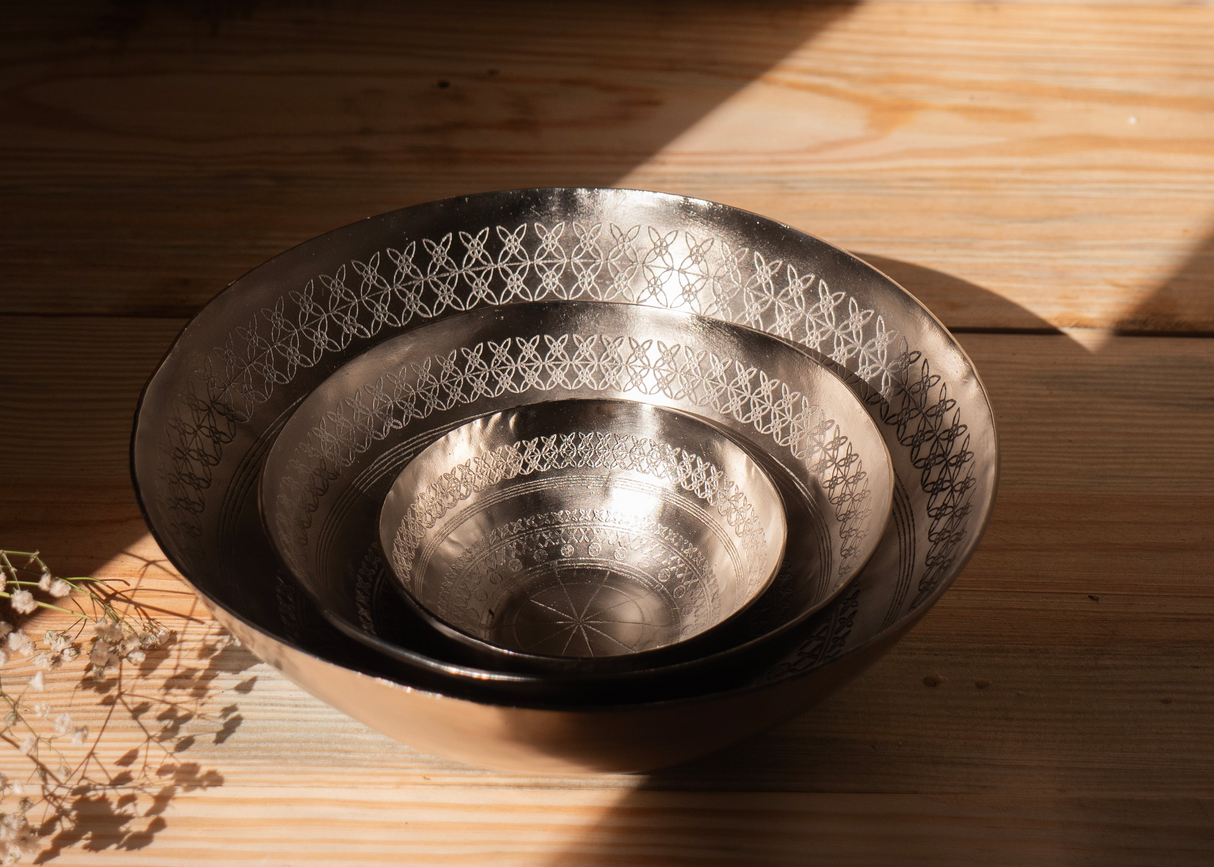 Mandala Bowls Assorted Set of 3 - Sumiye Co